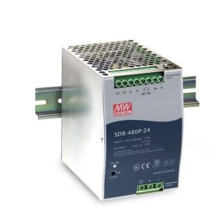 MEANWELL SDR-480P-48 - Netzteil CV 48V/DC, max. 10A, 480W, Hutschiene