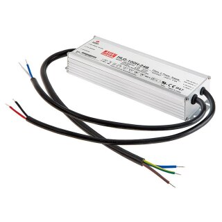 MEANWELL HLG-100H-24B - Netzteil CV 24V/DC, max. 4A, 96W, dimmbar (1-10V / PWM), IP67