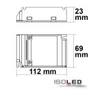 LED MULTI Transformer 12V/24V/350mA/500mA/700mA, Push + 1-10V dimmable, SELV